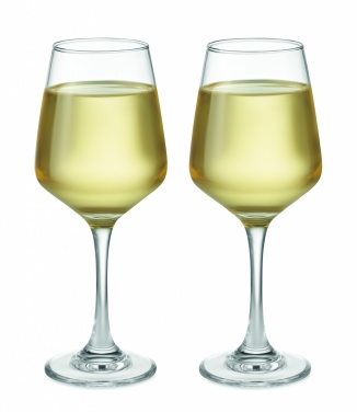 Logotrade promotional item image of: Set of 2 wine glasses