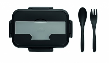 Logo trade corporate gift photo of: Lunch box with cutlery in PP