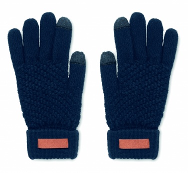 Logotrade promotional items photo of: Rpet tactile gloves