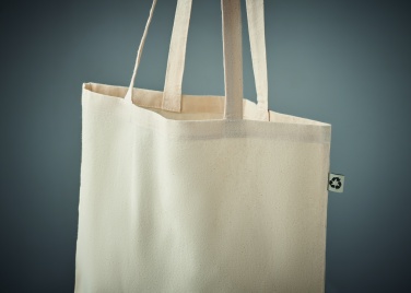 Logo trade promotional gift photo of: Recycled cotton shopping bag