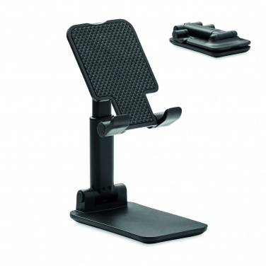 Logo trade corporate gift photo of: Foldable phone stand in ABS