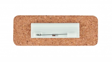 Logotrade promotional gift picture of: Name tag holder in cork