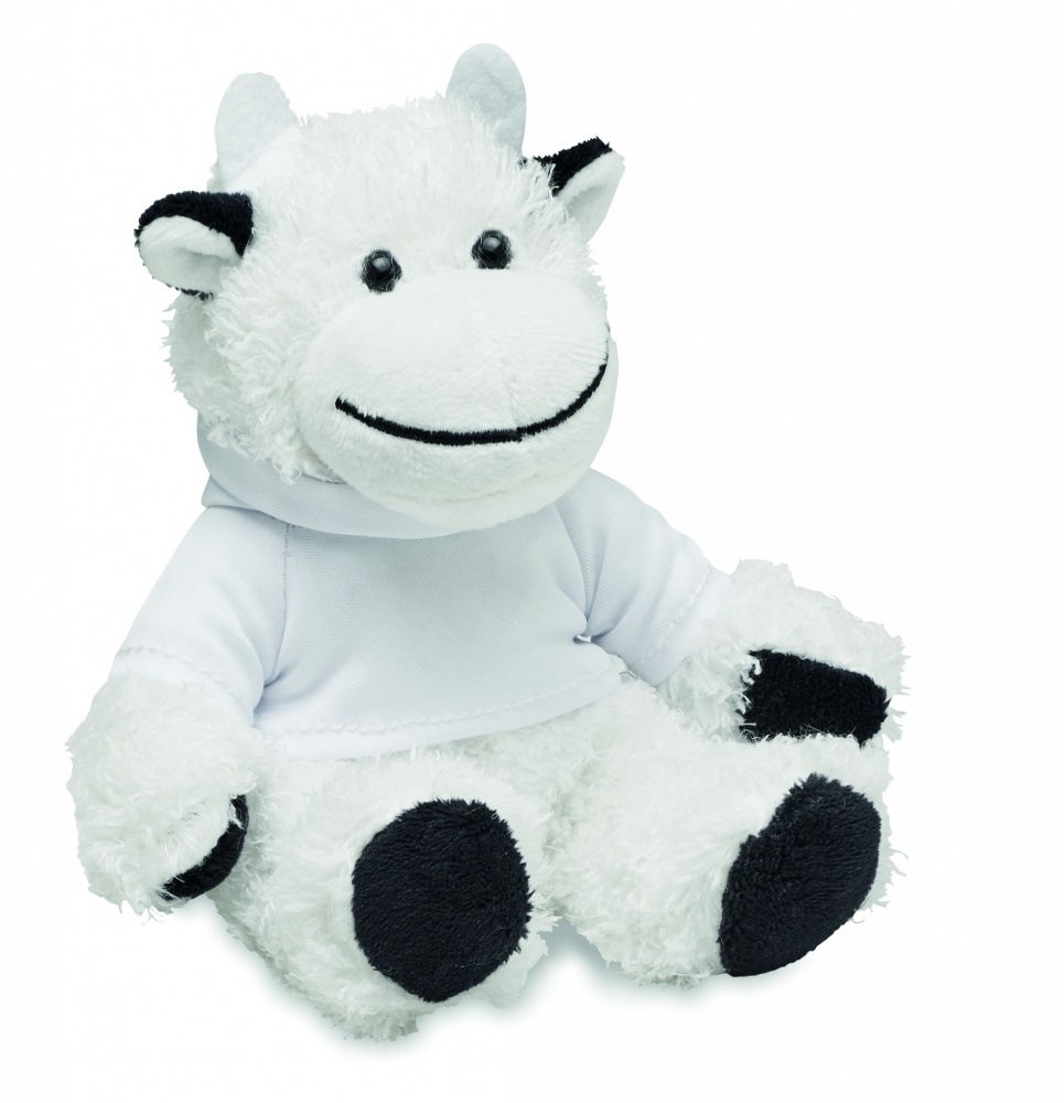 Logo trade promotional gifts image of: Teddy cow plush