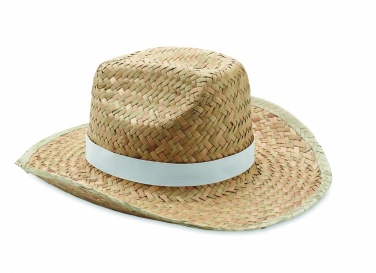 Logo trade promotional gift photo of: Natural straw cowboy hat