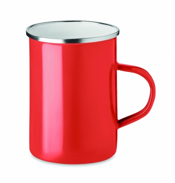 Logotrade promotional item image of: Metal mug with enamel layer
