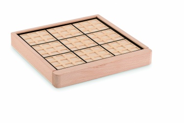 Logo trade promotional product photo of: Wooden sudoku board game