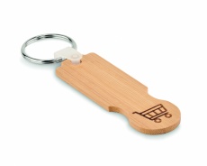 Bamboo euro token key ring Rauma