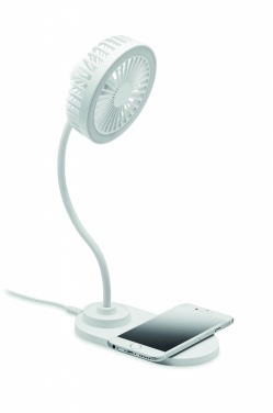 Logotrade promotional giveaways photo of: Desktop charger fan with light