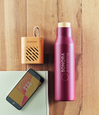 Logotrade promotional giveaway image of: 3W Bamboo wireless speaker