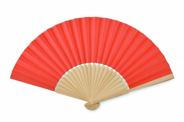 Logo trade promotional merchandise image of: Manual hand fan