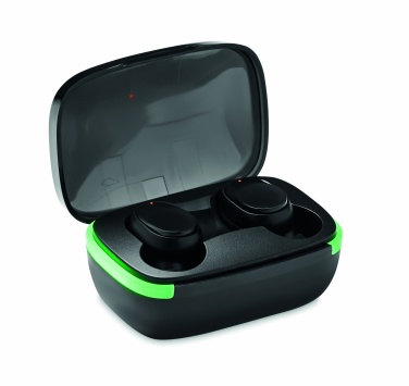 Logo trade corporate gift photo of: TWS earbuds with charging case