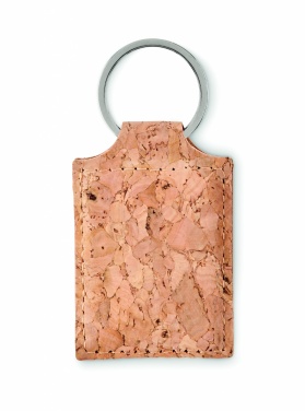 Logotrade business gift image of: Rectangular cork key ring Imatra