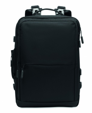 Logo trade promotional giveaways picture of: Backpack 600D RPET