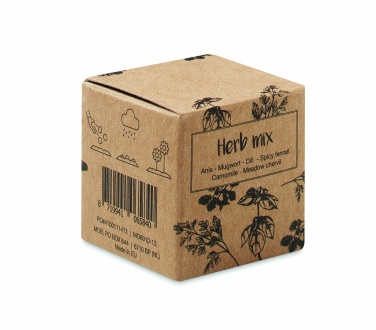 Logotrade promotional merchandise photo of: Herb seed bomb in carton box