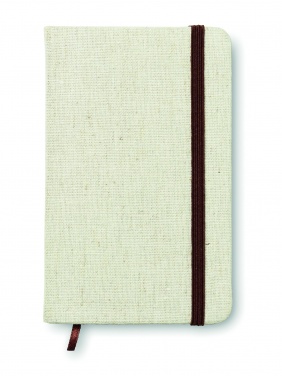 Logotrade business gifts photo of: A6 canvas notebook lined