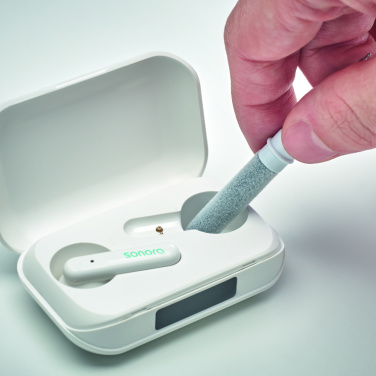 Logo trade promotional merchandise photo of: Stylus pen TWS cleanning set
