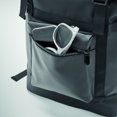 Logo trade promotional merchandise picture of: Rolltop backpack 50C tarpaulin