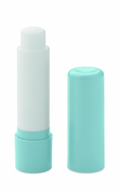 Logo trade advertising products image of: Vegan lip balm in recycled ABS