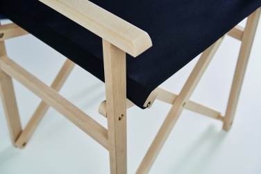 Logo trade promotional merchandise photo of: Foldable wooden beach chair