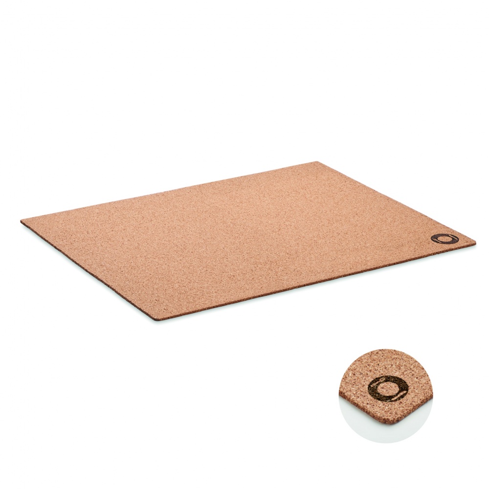 Logo trade promotional item photo of: Placemat in cork