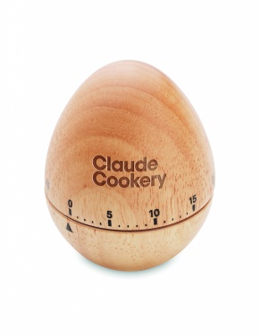 Logotrade promotional merchandise picture of: Pine wood egg timer