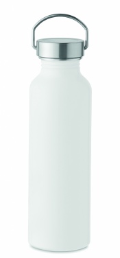 Logotrade corporate gifts photo of: Recycled aluminum bottle 500 ml with a stainless steel handle cap