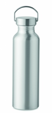 Logo trade advertising product photo of: Recycled aluminum bottle 500 ml with a stainless steel handle cap