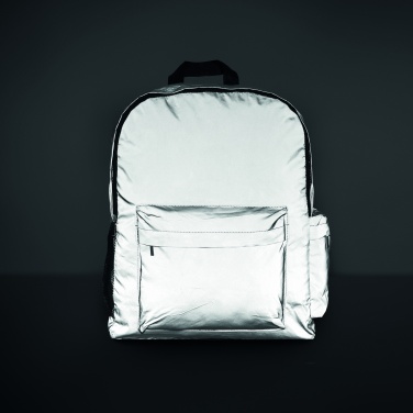 Logo trade promotional product photo of: High reflective backpack 190T