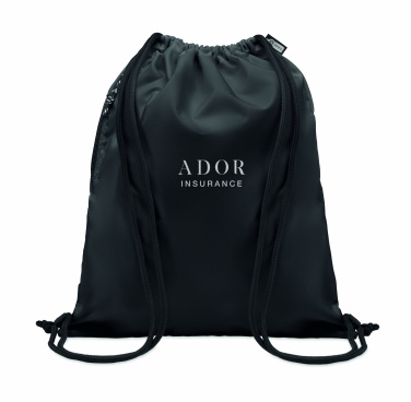 Logo trade promotional product photo of: Large drawstring bag 300D RPET