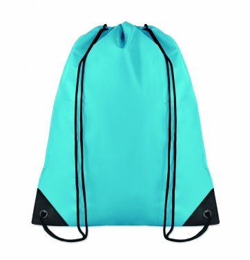 Logo trade promotional merchandise photo of: 190T Polyester drawstring bag