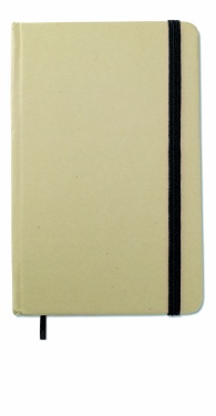 Logo trade promotional giveaways image of: A6 recycled notebook 96 plain