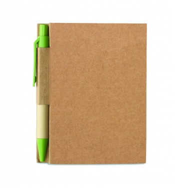 Logotrade promotional gift picture of: Recycled notebook with pen