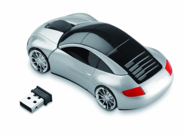 Logo trade promotional products image of: Wireless mouse in car shape