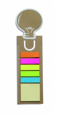 Logo trade corporate gifts picture of: Bookmark with sticky memo pad