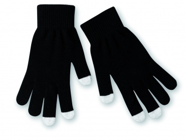 Logo trade advertising products image of: Tactile gloves for smartphones