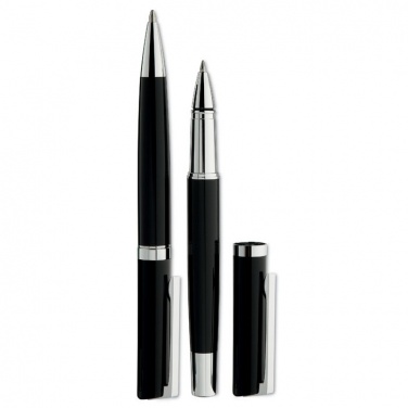Logo trade promotional gift photo of: Pen and roller in paper box