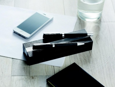 Logotrade promotional gift picture of: Pen and roller in paper box