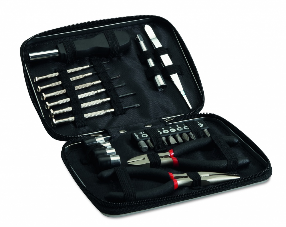 Logo trade promotional products picture of: 26 pcs tool in aluminium case