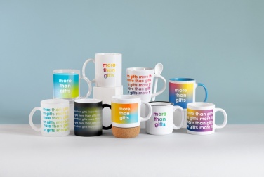 Logo trade promotional gifts image of: Sublimation mug with spoon