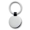 Round shaped key ring Daugavpils, Black