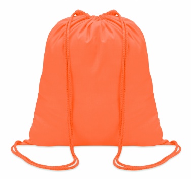 Logo trade promotional gifts image of: 100gr/m² cotton drawstring bag