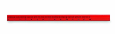 Logotrade promotional gifts photo of: Carpenters pencil with ruler