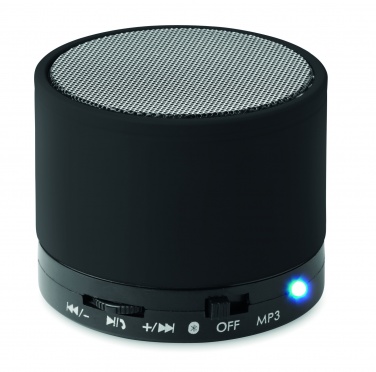 Logo trade promotional product photo of: Round wireless speaker