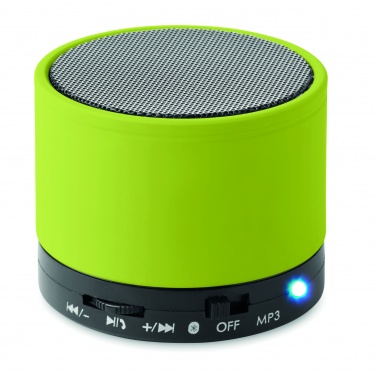 Logo trade promotional product photo of: Round wireless speaker