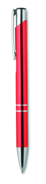 Logo trade promotional gifts picture of: Push button aluminium pen BERN