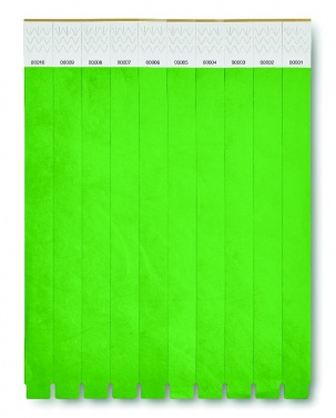 Logotrade promotional items photo of: One sheet of 10 wristbands