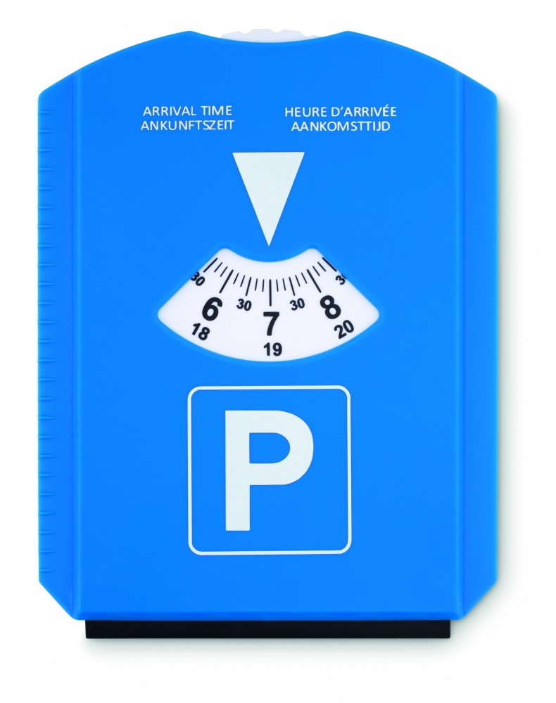 Logo trade promotional items image of: Ice scraper in parking card