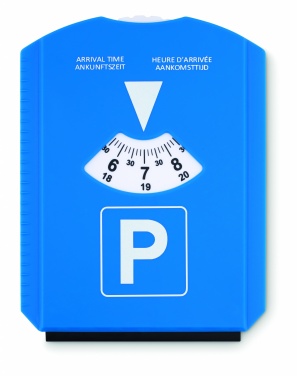 Logo trade promotional items image of: Ice scraper in parking card