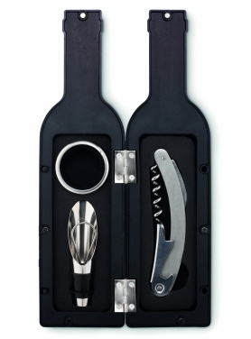 Logotrade promotional gift picture of: Bottle shape wine set