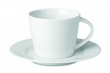 Logo trade promotional giveaways picture of: Cappuccino cup and saucer